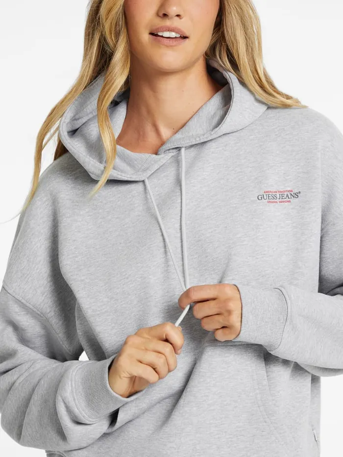 GUESS Tops Eco Hooded American Sweater Blue 8211 Women