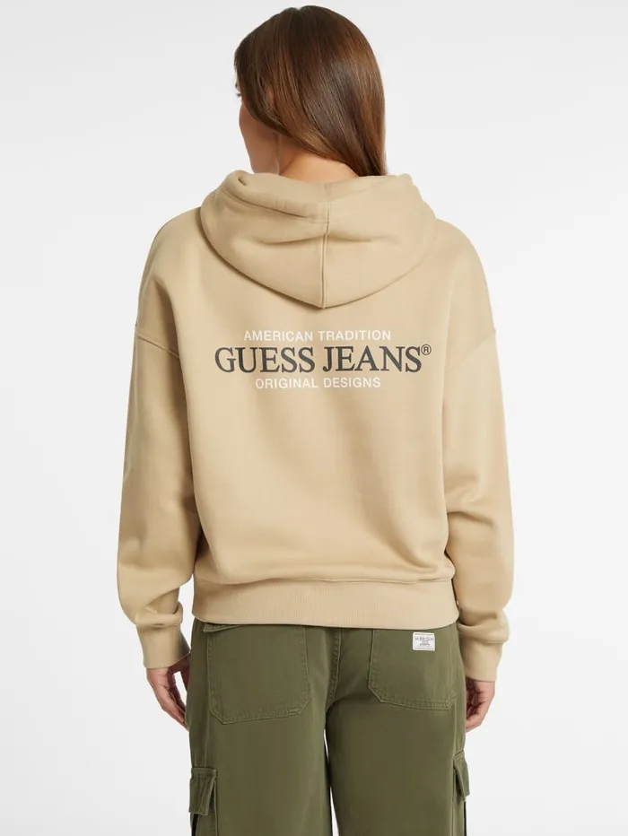 GUESS Tops Eco Hooded American Sweater White 8211 Women