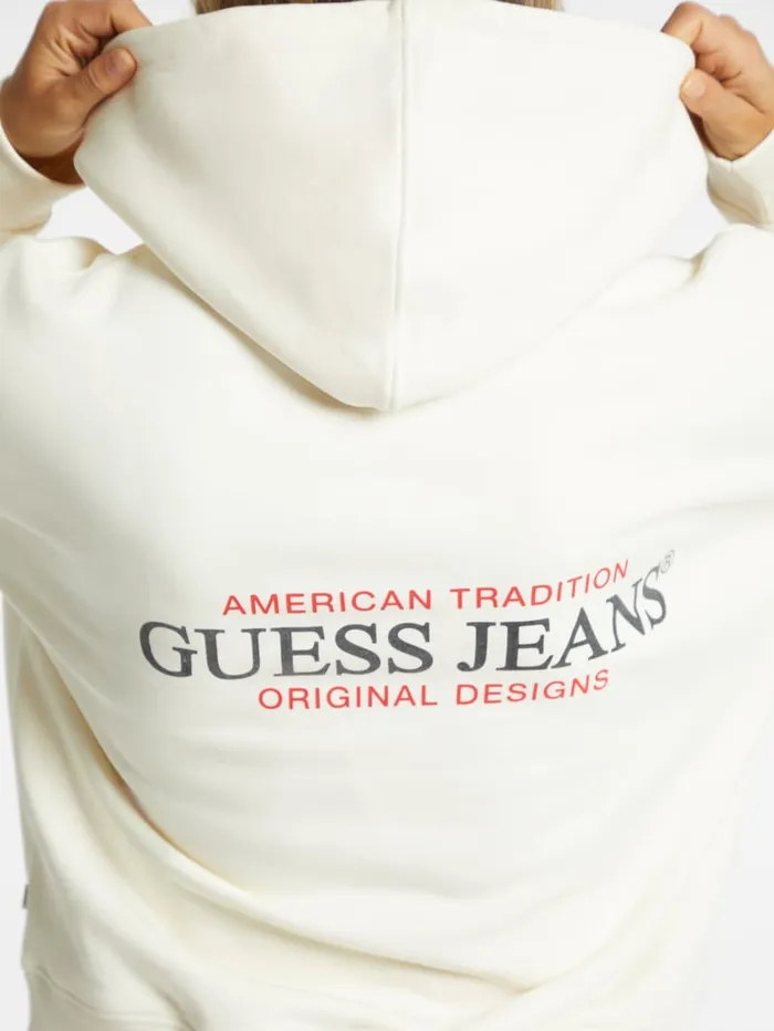 GUESS Tops Eco Hooded American Sweater White 8211 Women