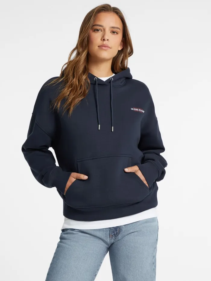 GUESS Tops Eco Hooded American Sweater White 8211 Women