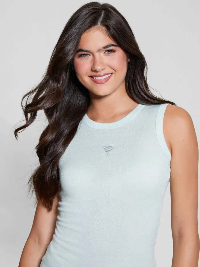 GUESS Tops Eco Michela Embellished Top Black 8211 Women