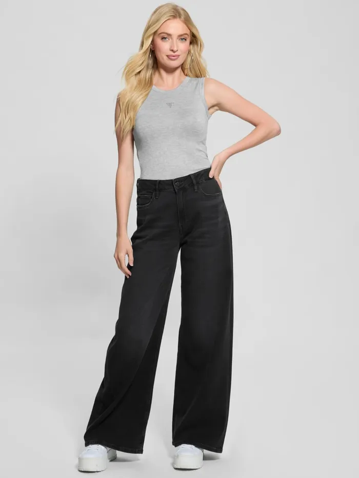 GUESS Tops Eco Michela Embellished Top Black 8211 Women