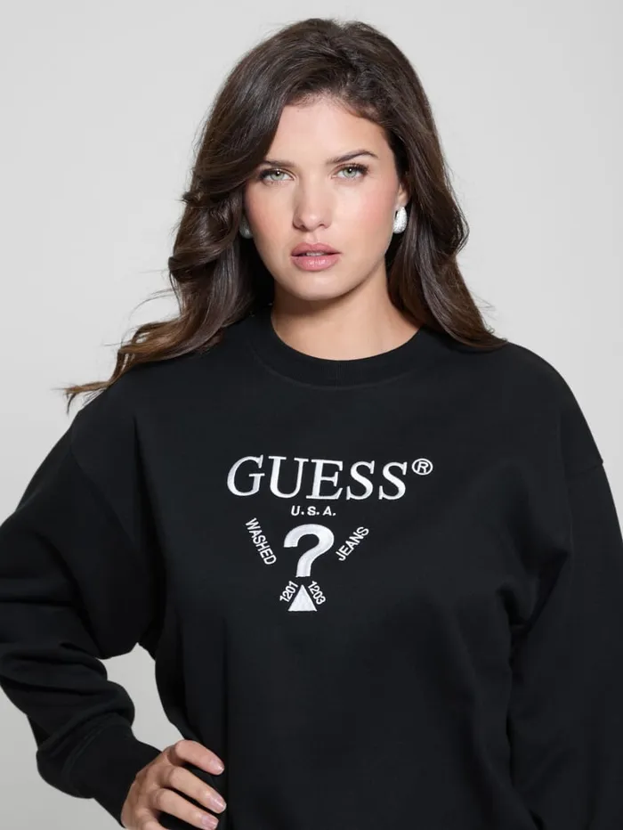 GUESS Tops Roberta Signature Sweatshirt Beige 8211 Women