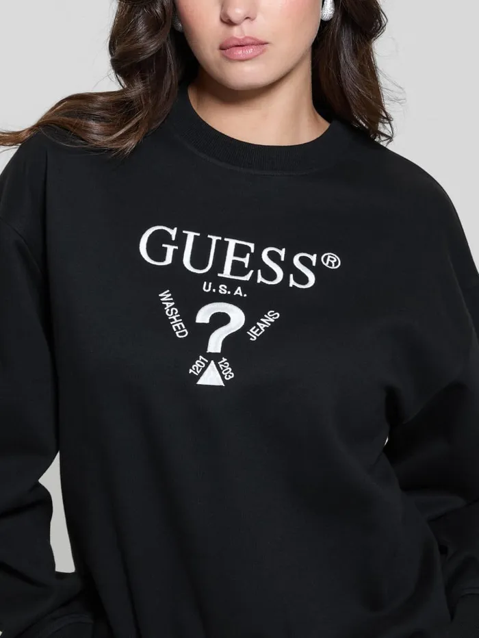 GUESS Tops Roberta Signature Sweatshirt Beige 8211 Women