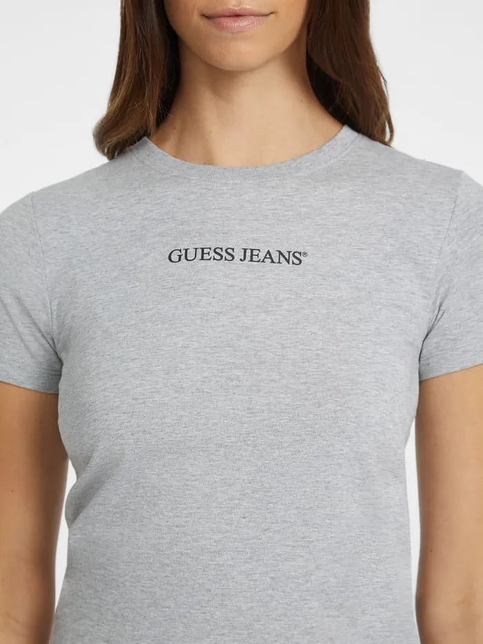 GUESS Tops Slim Logo Tee Pink 8211 Women