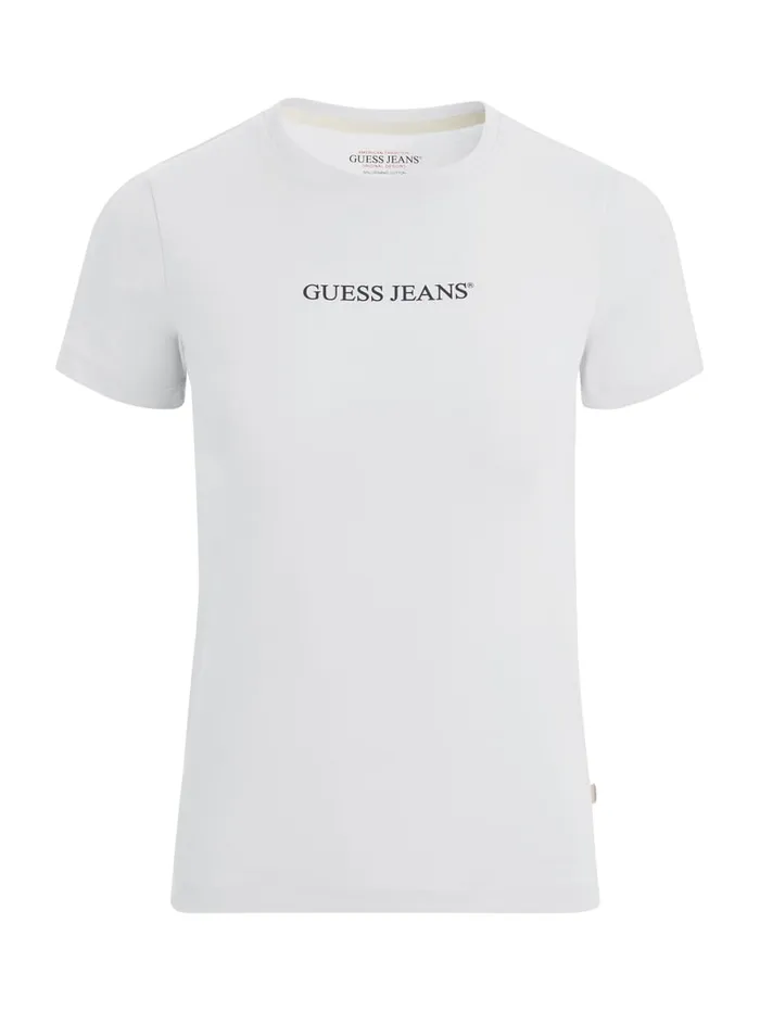 GUESS Tops Slim Logo Tee Pink 8211 Women