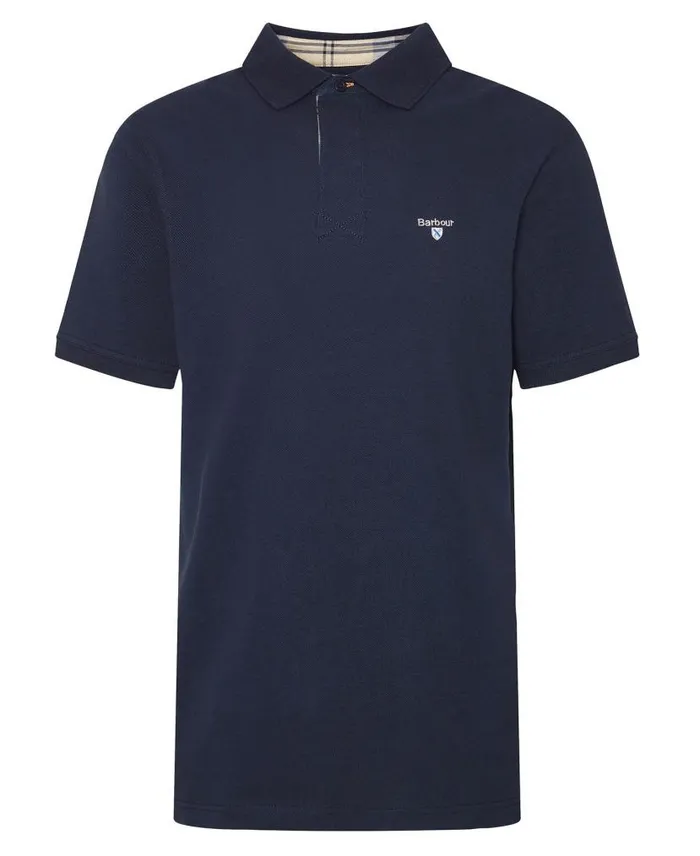 Hart Polo Shirt Classic Navy Men Barbour Polo Shirts