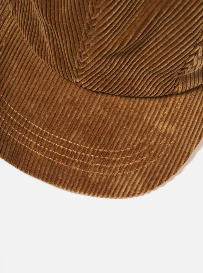 Hats Men Universal Works Cableami 9w Cap In Beige Corduroy