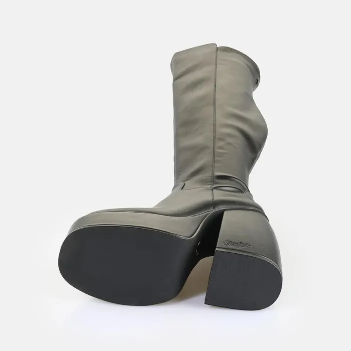 Heart Stretch Boot Black Buffalo Boots and AnkleBoots Heart Stretch Boot Black Buffalo Boots and AnkleBoots