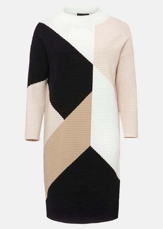 Hetty Colour Block Tunic Mini Dress Multicoloured Women Phase Eight Dresses