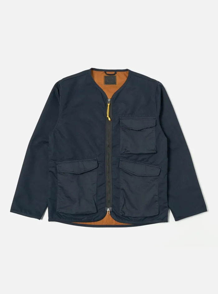 Jackets Men Universal Works MasterPiece X Universal Works Parachute Liner Jacket In Navy Brushed Polytech