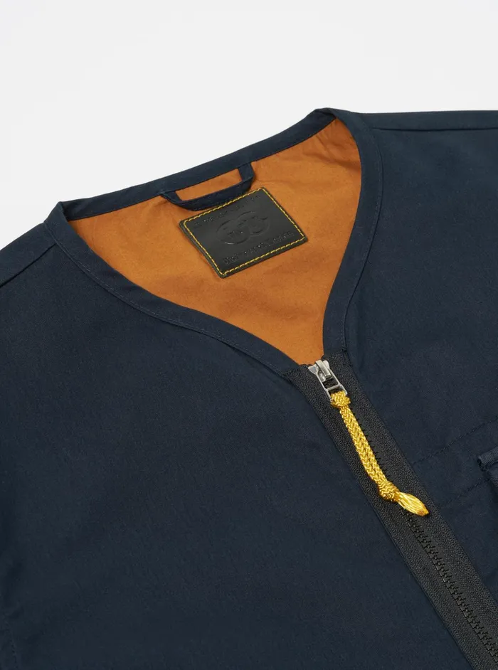 Jackets Men Universal Works MasterPiece X Universal Works Parachute Liner Jacket In Navy Brushed Polytech