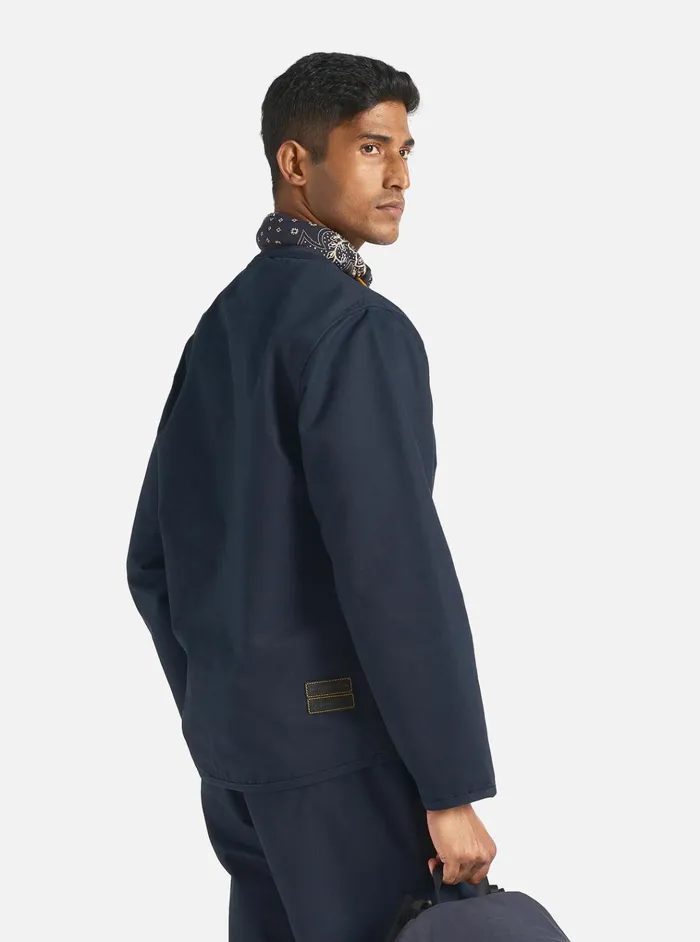 Jackets Men Universal Works MasterPiece X Universal Works Parachute Liner Jacket In Navy Brushed Polytech