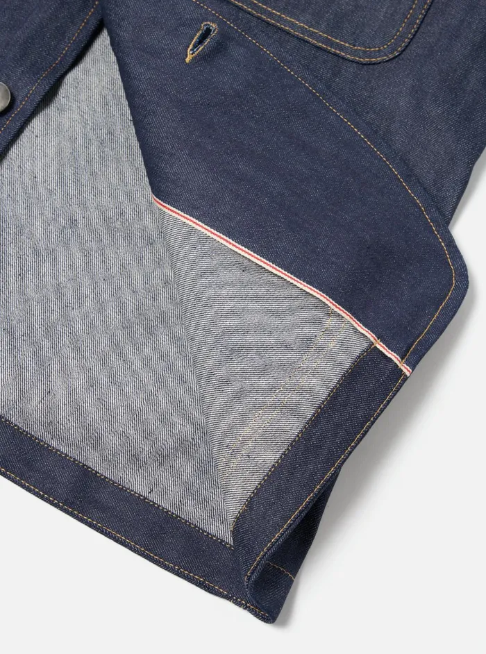 Jackets Men Universal Works Universal Works Bakers Jacket In Indigo 13oz Selvedge Denim