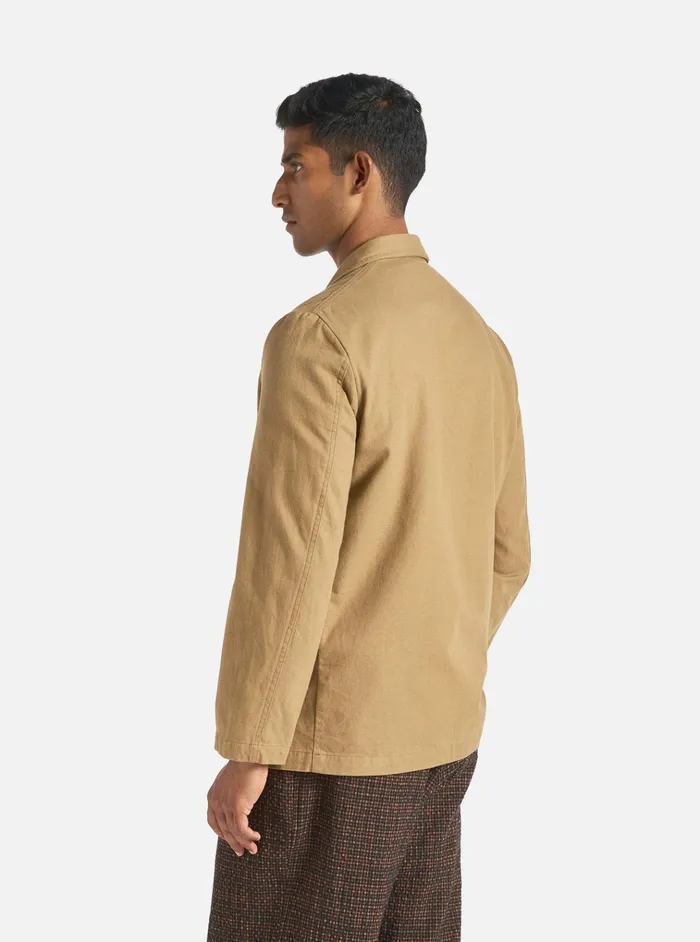 Jackets Men Universal Works Universal Works Three Button Jacket In Sand Brushed Moleskin