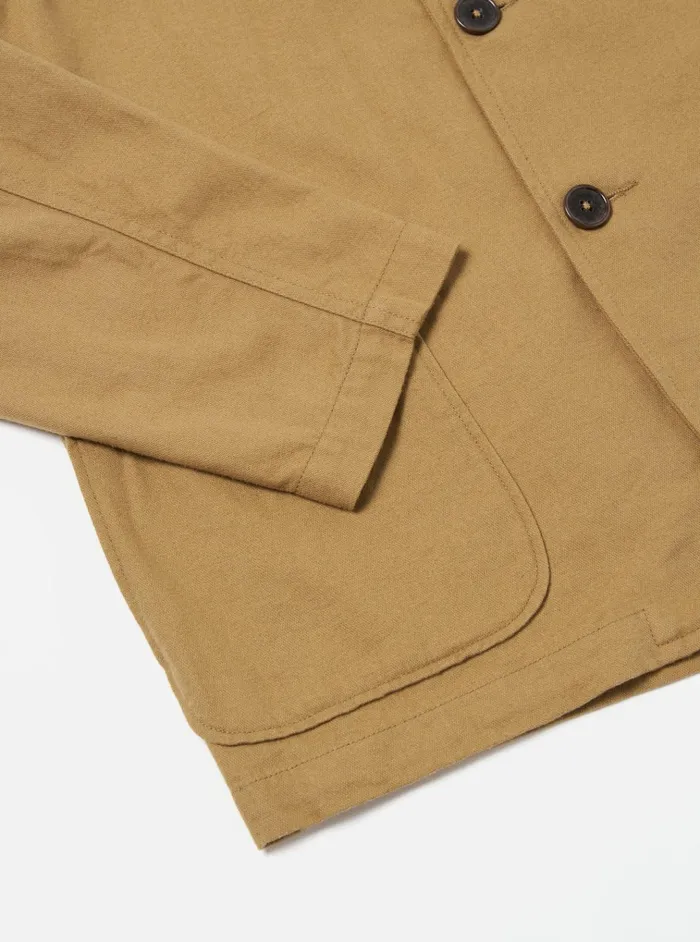 Jackets Men Universal Works Universal Works Three Button Jacket In Sand Brushed Moleskin