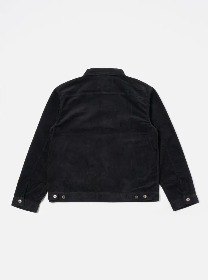 Jackets Men Universal Works Universal Works Trucker Jacket In Black Cord