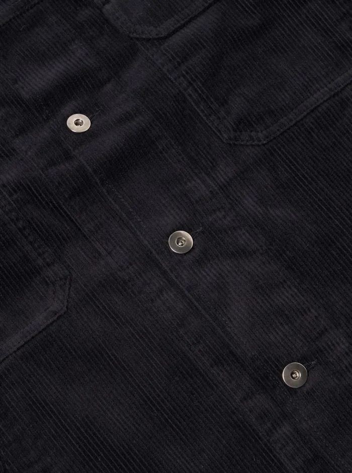 Jackets Men Universal Works Universal Works Trucker Jacket In Black Cord