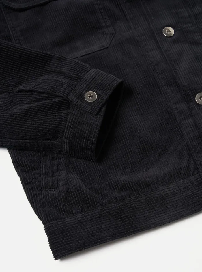 Jackets Men Universal Works Universal Works Trucker Jacket In Black Cord