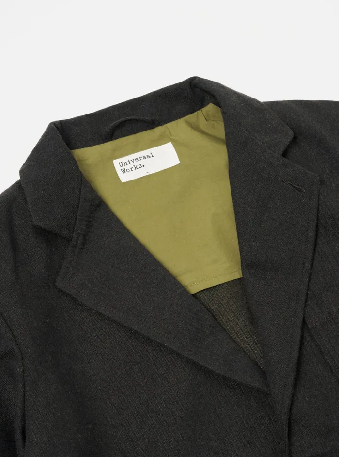 Jackets Men Universal Works Universal Works Two Button Jacket In Olive Upcycled Italian Tweed