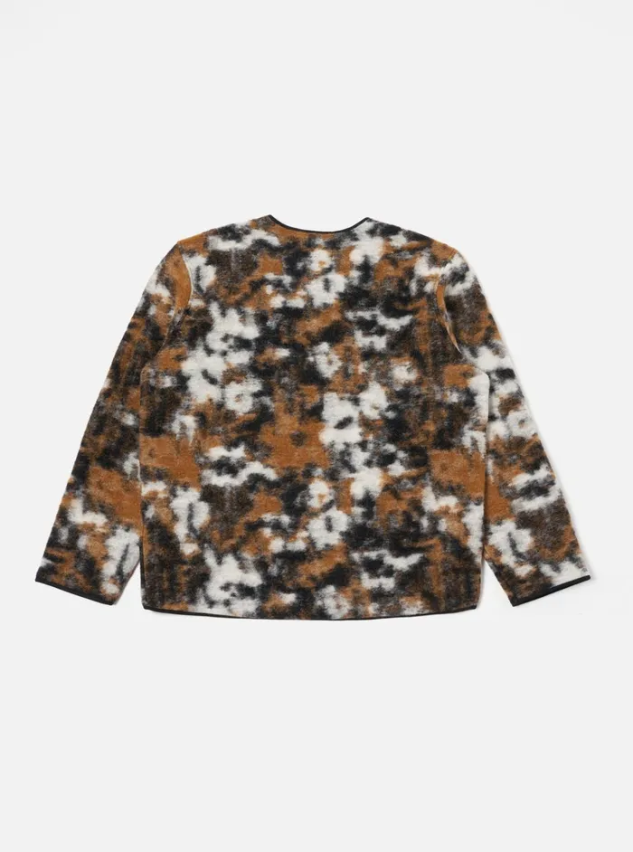 Jackets Men Universal Works Universal Works Zip Liner Jacket In Brown Ylang Flower Fleece