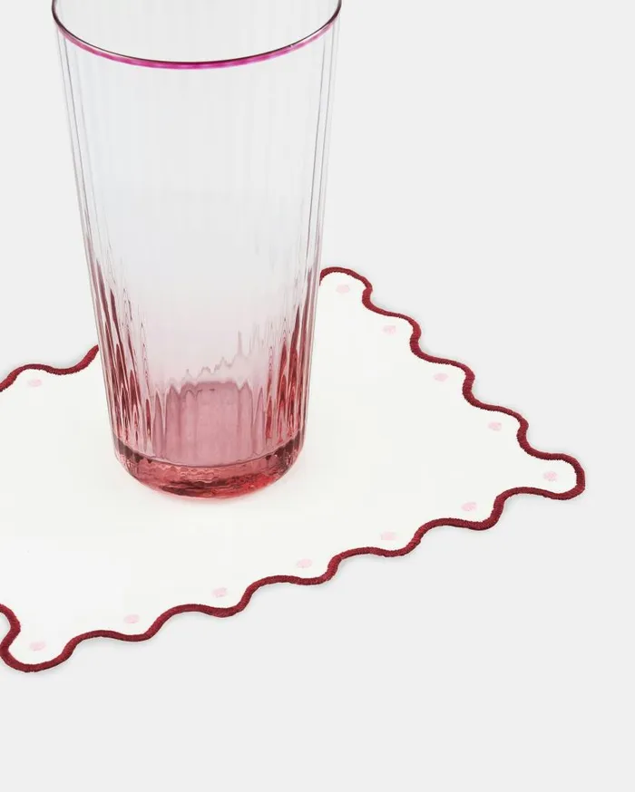 Jaipur Cocktail Napkin Bordeaux Women Aquazzura Table Linens Jaipur Cocktail Napkin Bordeaux Women Aquazzura Table Linens