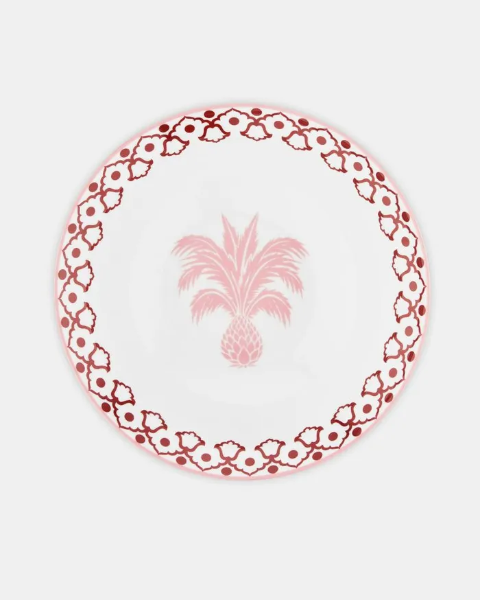 Jaipur Round Salad Bowl Bordeaux Women Aquazzura Dinnerware