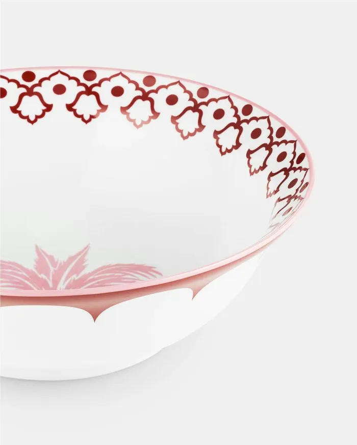 Jaipur Round Salad Bowl Bordeaux Women Aquazzura Dinnerware Jaipur Round Salad Bowl Bordeaux Women Aquazzura Dinnerware