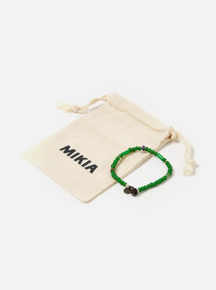 Jewellery Men Universal Works Mikia Bracelet In Green White Hearts