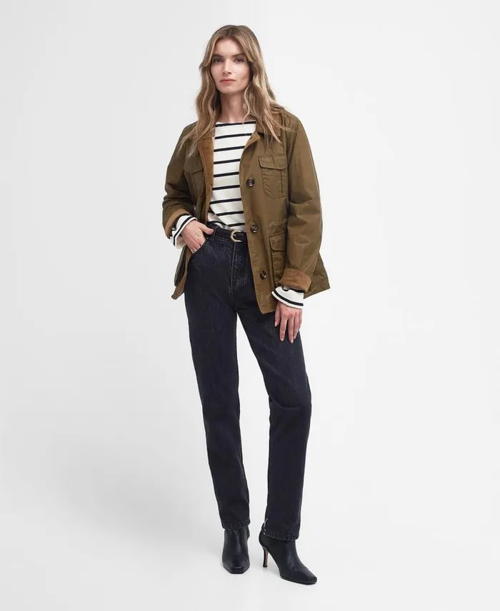 Julia Waxed Jacket Sand Women Barbour Waxed Jackets