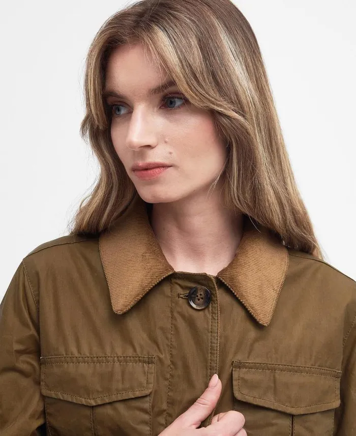 Julia Waxed Jacket Sand Women Barbour Waxed Jackets