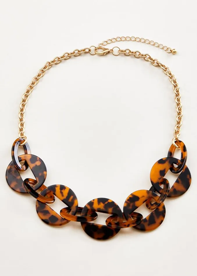 Julianne Tortoiseshell Resin Necklace Multicoloured Women Phase Eight Jewellery Julianne Tortoiseshell Resin Necklace Multicoloured Women Phase Eight Jewellery