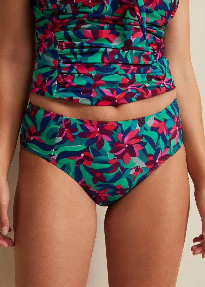 Jungle Print Tankini Bottom Multicoloured Women Phase Eight Swimwear