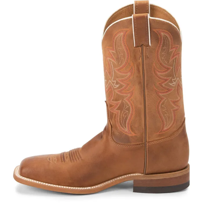 Justin Boots Austin 11034 Western Boot Distressed Cognac brown Men Western