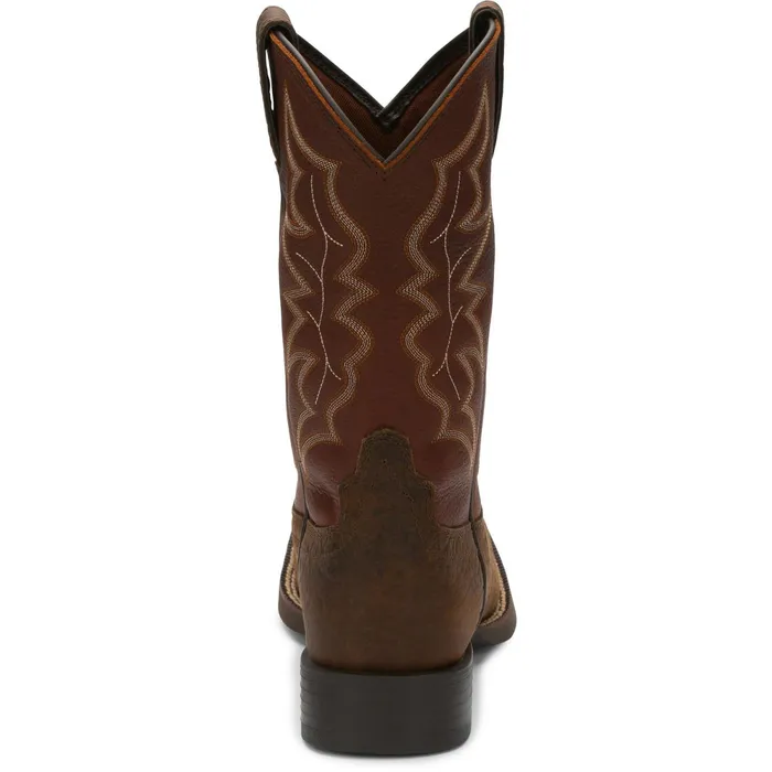 Justin Boots Chet 11034 Western Boot Pebble Brown brown Men Western