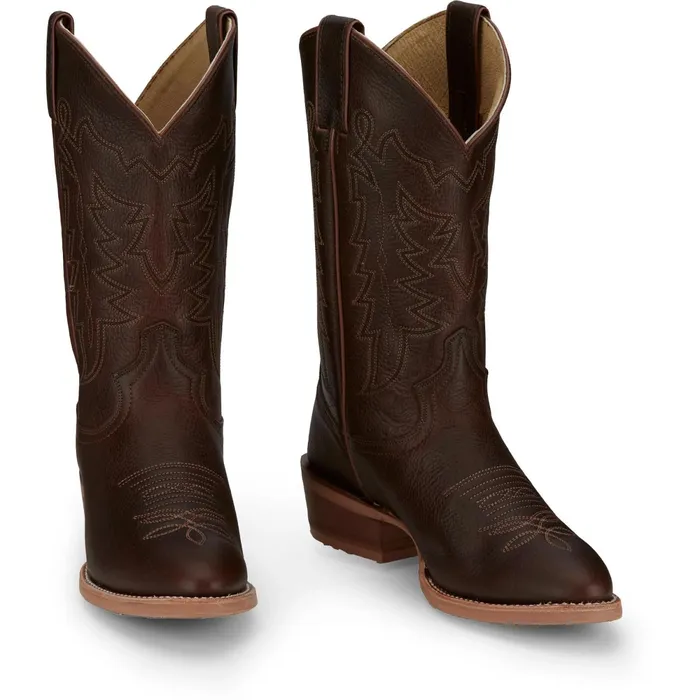 Justin Boots Hayne 12034 Western Boot Brown Men Western