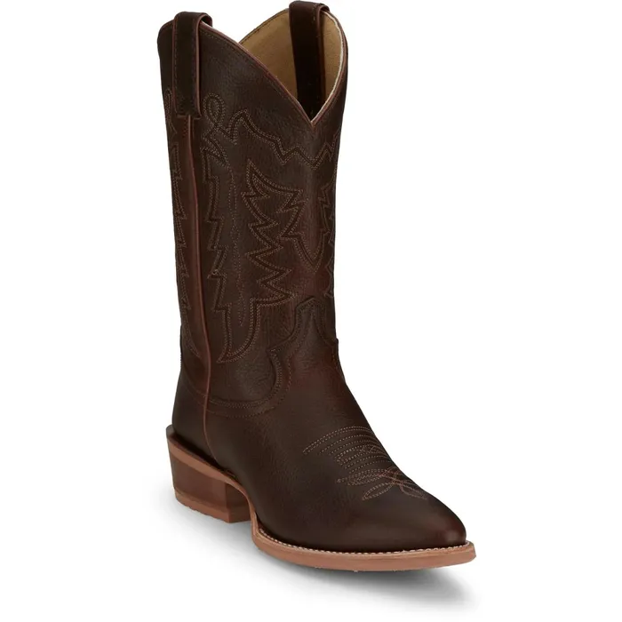 Justin Boots Hayne 12034 Western Boot Brown Men Western