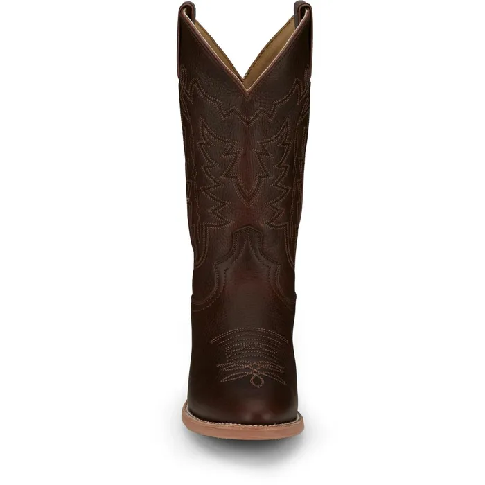 Justin Boots Hayne 12034 Western Boot Brown Men Western