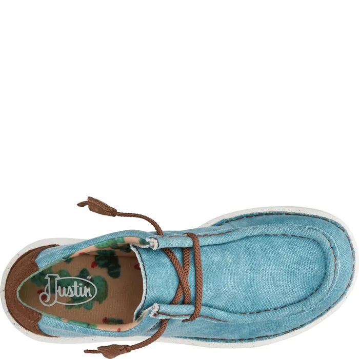 Justin Boots Hazer Turquoise Women Casuals