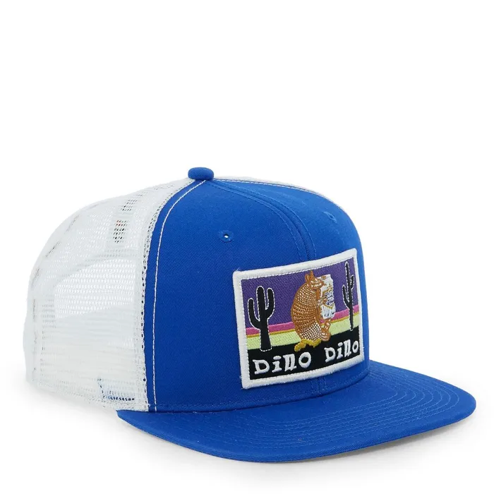 Justin Boots Justin Texas Armadillo Cap Blue White blue Men Hats and Caps