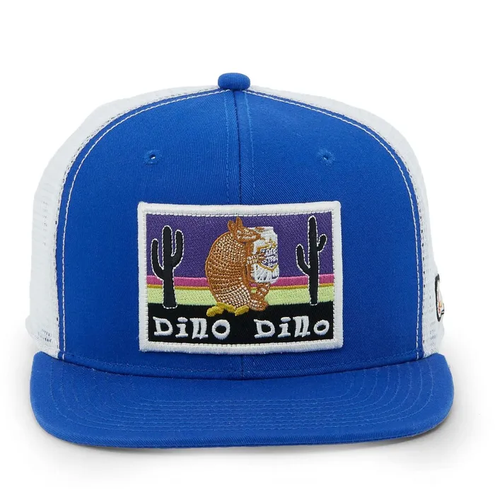 Justin Boots Justin Texas Armadillo Cap Blue White blue Men Hats and Caps