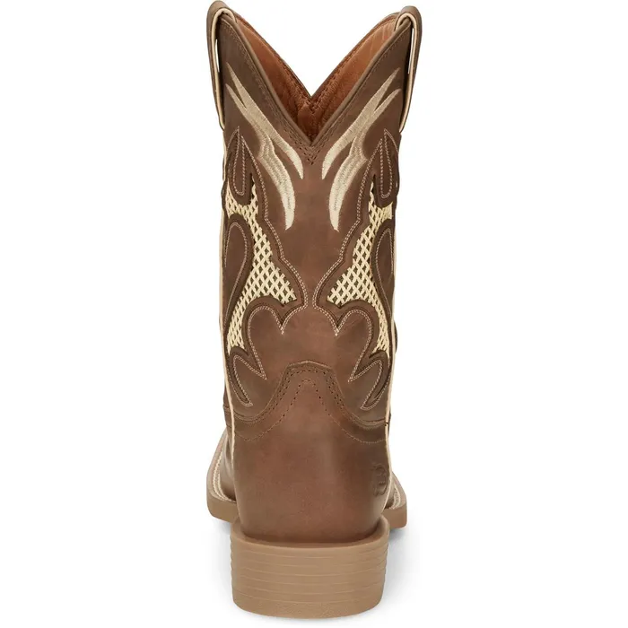 Justin Boots Octane 11034 Western Boot Cider brown Men Western
