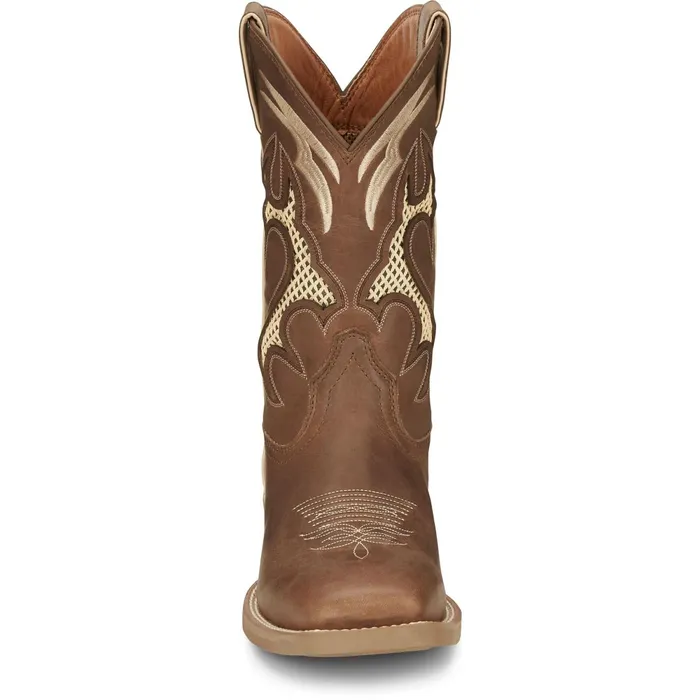 Justin Boots Octane 11034 Western Boot Cider brown Men Western