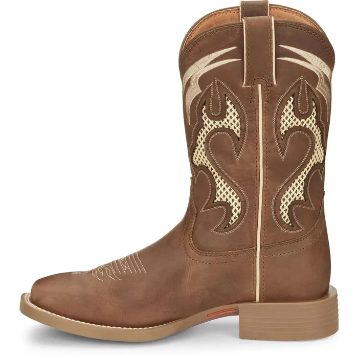 Justin Boots Octane 11034 Western Boot Cider brown Men Western