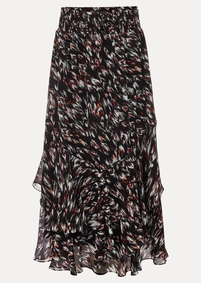 Kayley Abstract Print Maxi Skirt Navymulti Women Phase Eight Skirts
