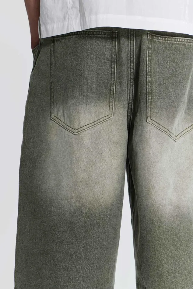 Khaki Colossus Jorts Khaki Men Jaded London Shorts and Jorts Khaki Colossus Jorts Khaki Men Jaded London Shorts and Jorts