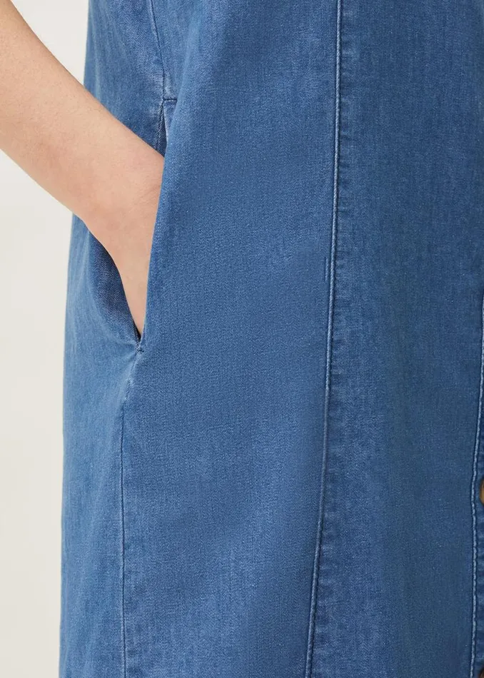 Kiah Puff Sleeve Denim Dress Denim Women Phase Eight Dresses