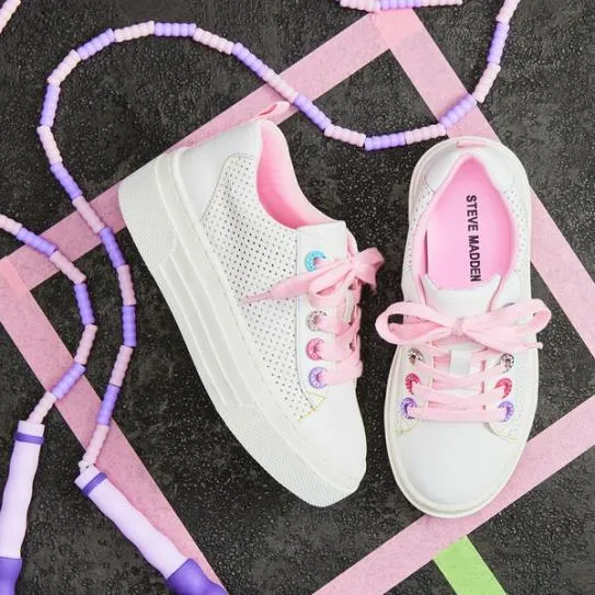 Kids039 KIDS039 QUEEN WHITE White Steve Madden For The Family Kids039 KIDS039 QUEEN WHITE White Steve Madden For The Family