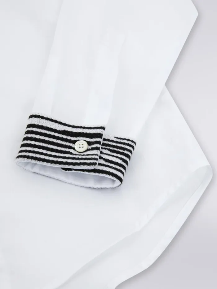 Kids LongSleeved Cotton Shirt Black and White Missoni Clothing Kids LongSleeved Cotton Shirt Black and White Missoni Clothing