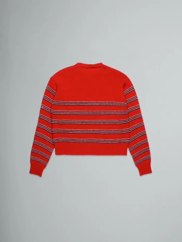 Kids Marni Striped WoolBlend Pullover